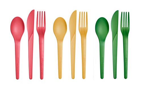 Eco-Products®’s Renewable & Compostable Plantware® Cutlery Gets Colorful