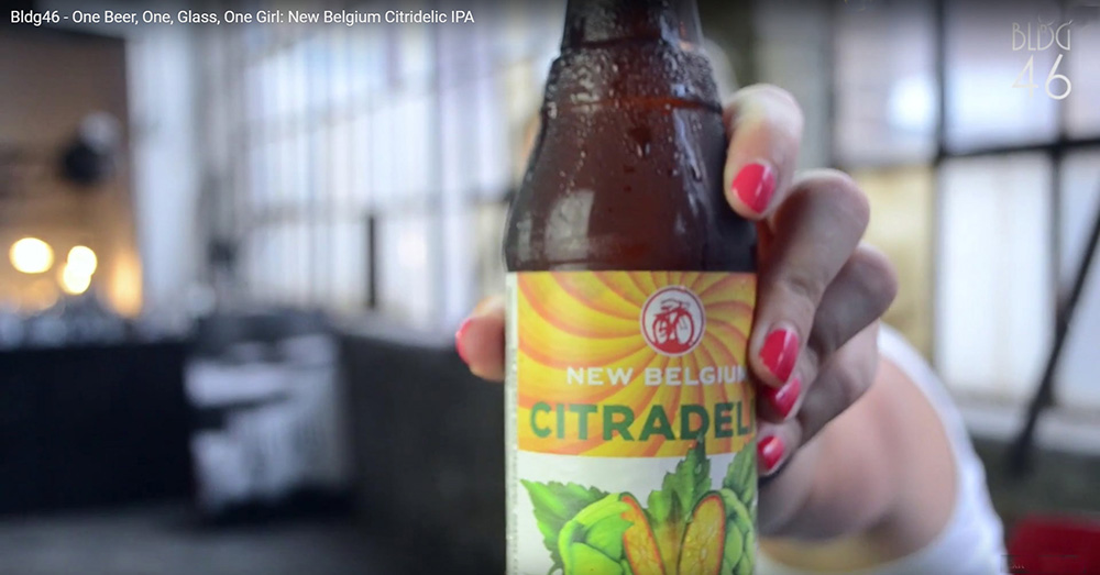 Bldg46 – One Beer, One Glass, One Girl: New Belgium’s Citradelic Tangerine IPA