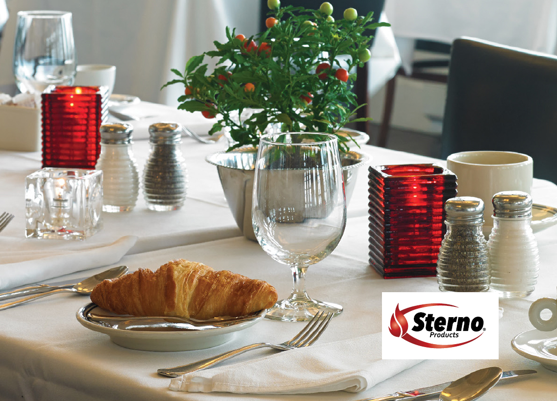 Sterno Products: New Tabletop Lighting DESIGN COLLECTIONS, Helping Restaurateurs Differentiate