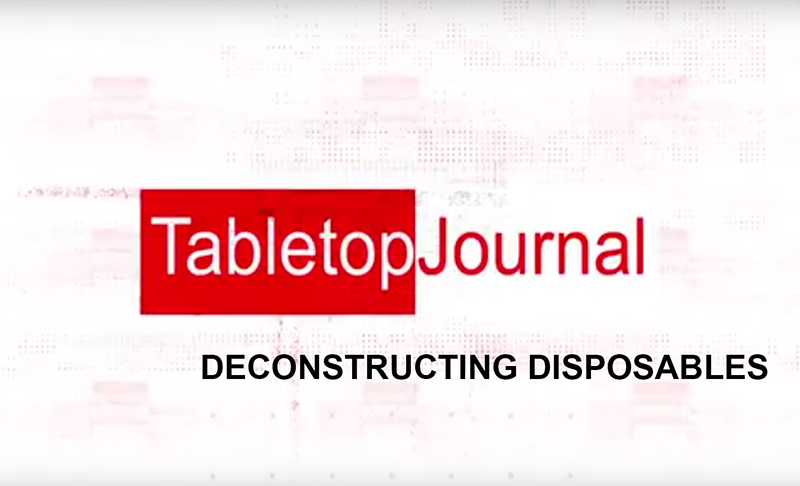 TabletopJournal to Launch Series on Disposable Tabletop and Packaging