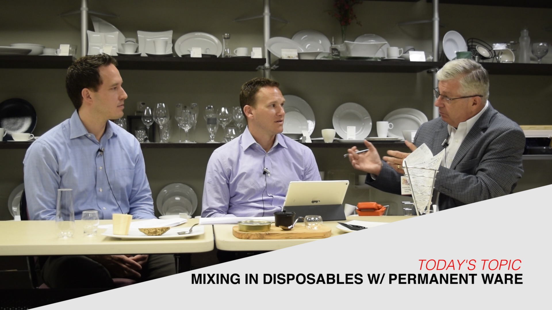 Deconstructing Disposables: Mixing Disposables With Permanent Ware