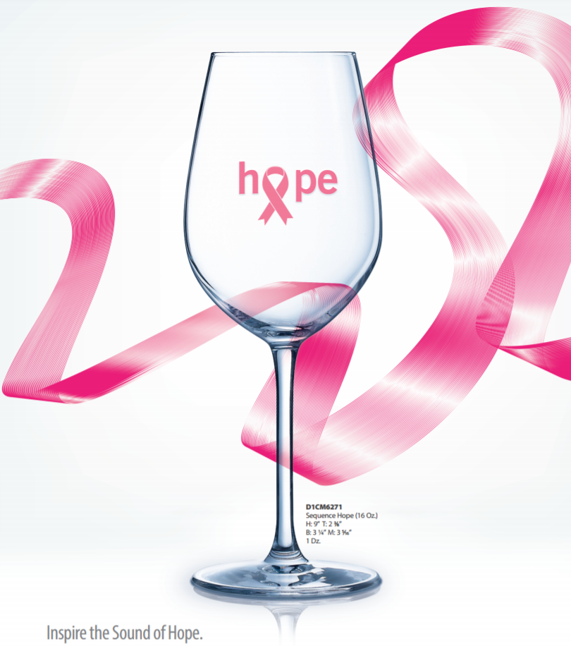 Arc Cardinal Releases Commemorative Glass for National Breast Cancer Awareness Month