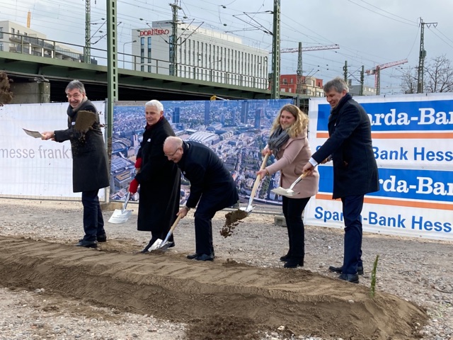 Messe Frankfurt: Ground-breaking Ceremony for the Sparda-Bank Tower and Messeplatz Entrance